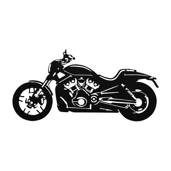Harley-Davidson Night Rod Special Steel Monogram Wall Sign, a personalized garage sign with mechanic metal wall art.