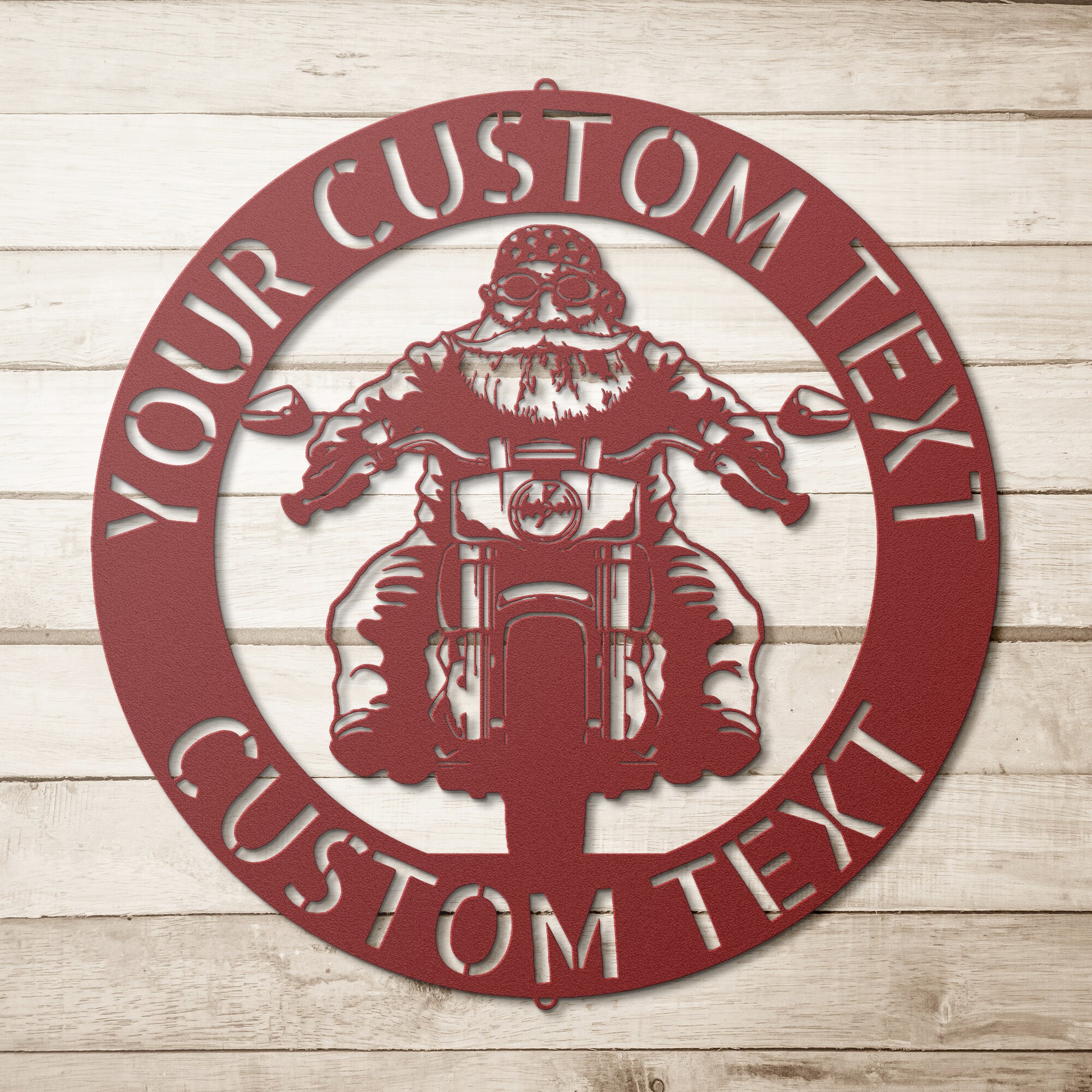 A sign with Retro Garage Sign Decor and Classic Car Steel Signs, personalized with your custom text.